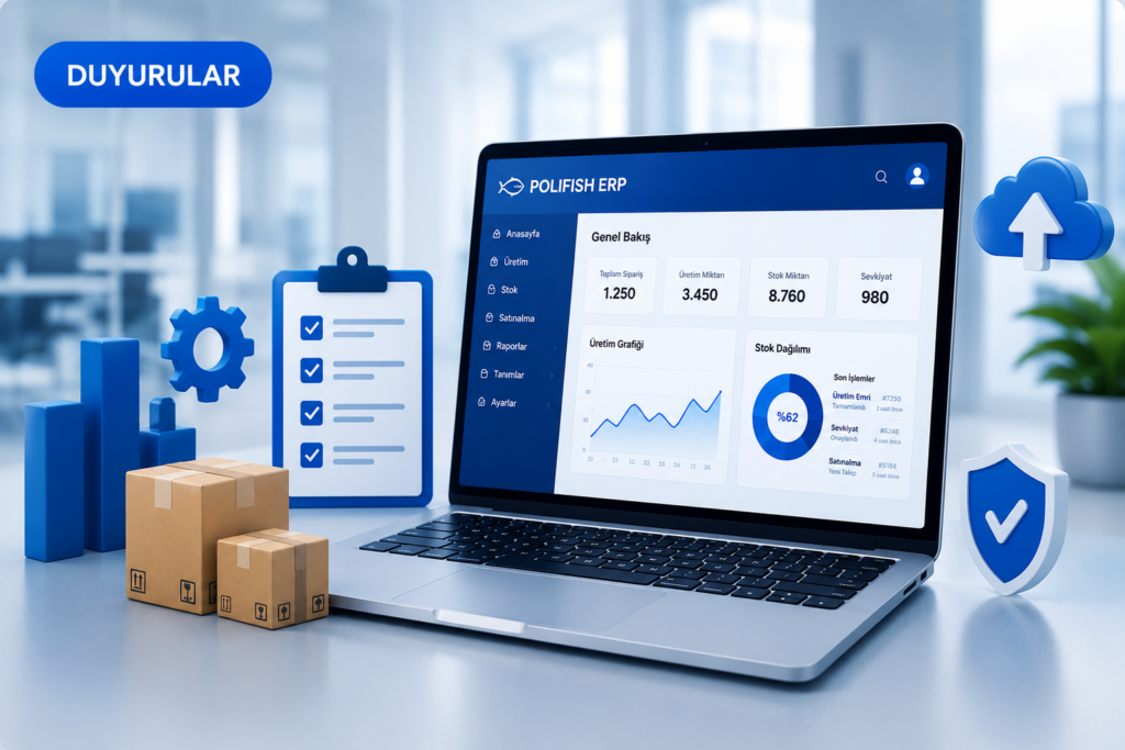 ERP sistem güncellemesi